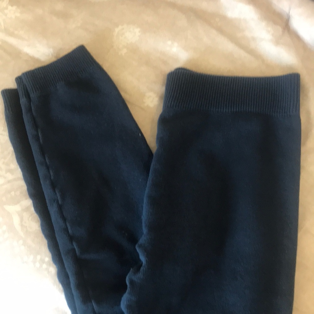 Navy blue thick leggings